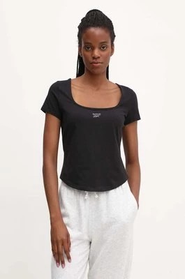 Zdjęcie produktu Reebok Classic t-shirt Wardrobe Essentials damski kolor czarny 100075530