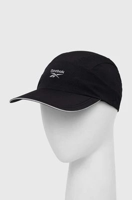 Zdjęcie produktu Reebok czapka z daszkiem Series kolor czarny z nadrukiem