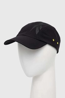 Zdjęcie produktu Reebok czapka z daszkiem Tech Style kolor czarny z nadrukiem