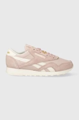 Zdjęcie produktu Reebok sneakersy zamszowe Classic Nylon kolor różowy