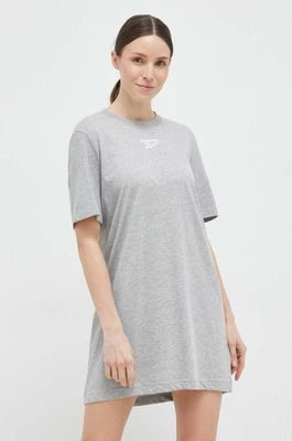 Zdjęcie produktu Reebok sukienka kolor szary mini oversize
