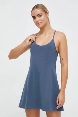 Zdjęcie produktu Reebok sukienka sportowa Lux Collection kolor niebieski mini rozkloszowana