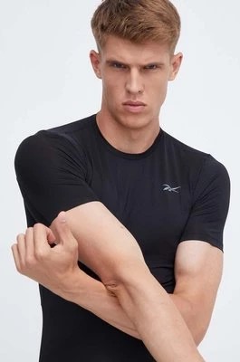 Zdjęcie produktu Reebok t-shirt treningowy Compression kolor czarny gładki