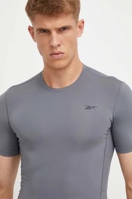 Zdjęcie produktu Reebok t-shirt treningowy kolor szary gładki