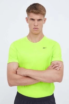 Zdjęcie produktu Reebok t-shirt treningowy Tech kolor zielony gładki