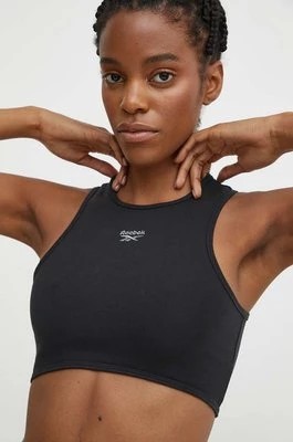 Zdjęcie produktu Reebok top Wardrobe Essentials damski kolor czarny 100075701