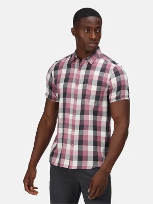 Zdjęcie produktu Regatta Koszula "Ryker" w kolorze kremowo-fioletowym rozmiar: M