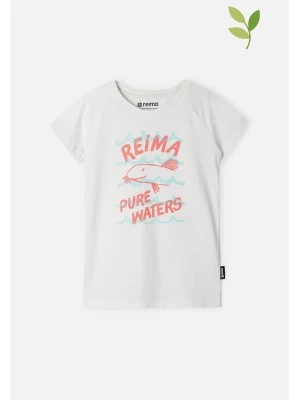 Zdjęcie produktu Reima Koszulka "Silein" w kolorze białym rozmiar: 122