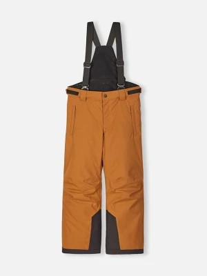 Zdjęcie produktu Reima Spodnie narciarskie "Wingon" w kolorze jasnobrązowym rozmiar: 110