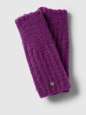 Zdjęcie produktu Rękawiczki bez palców z aplikacją z logo Esprit