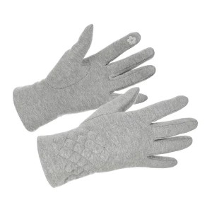Zdjęcie produktu Rękawiczki damskie siwe dotyk polarek BELTIMORE szary, srebrny Merg