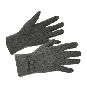 Zdjęcie produktu Rękawiczki damskie szare dotyk polarek BELTIMORE szary, srebrny Merg