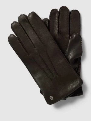 Zdjęcie produktu Rękawiczki z detalem z logo model ‘Garmisch’ Roeckl