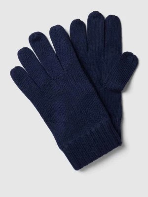 Zdjęcie produktu Rękawiczki z prążkowanymi wykończeniami Polo Ralph Lauren