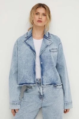 Zdjęcie produktu Remain kurtka jeansowa damska kolor niebieski przejściowa oversize