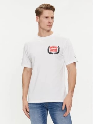 Zdjęcie produktu Replay T-Shirt M6765.000.22662 Biały Regular Fit