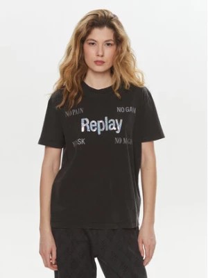 Zdjęcie produktu Replay T-Shirt W3072A.000.22658M Czarny Regular Fit