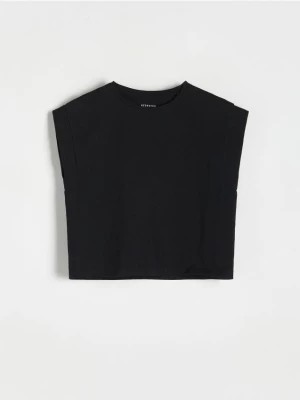 Zdjęcie produktu Reserved - Bawełniana bluzka - czarny