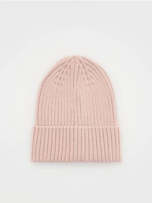 Zdjęcie produktu Reserved - Bawełniana czapka beanie - różowy