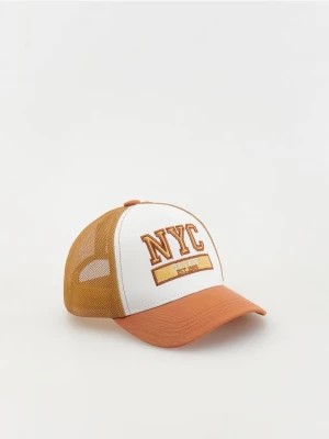 Zdjęcie produktu Reserved - Bawełniana czapka z daszkiem - biały