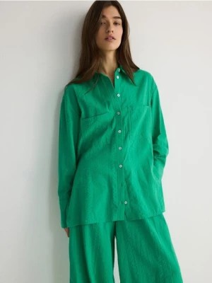 Zdjęcie produktu Reserved - Bawełniana koszula - zielony