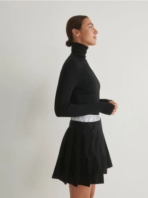 Zdjęcie produktu Reserved - Bawełniana spódnica - czarny