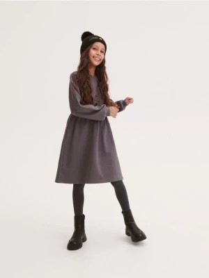 Zdjęcie produktu Reserved - Bawełniana sukienka - ciemnoszary