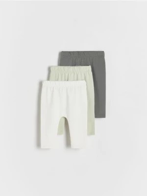 Zdjęcie produktu Reserved - Bawełniane spodnie 3 pack - ciemnoszary