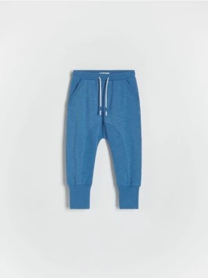 Zdjęcie produktu Reserved - Bawełniane spodnie - niebieski