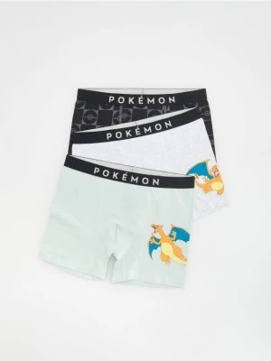 Zdjęcie produktu Reserved - Bokserki Pokémon 3 pack - jasnoszary