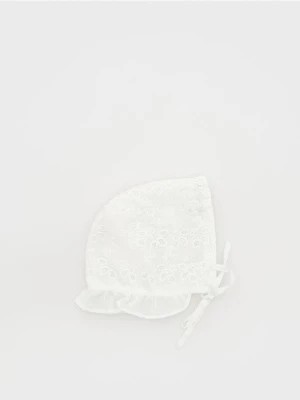 Zdjęcie produktu Reserved - Czapka z wiązaniem - biały