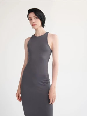 Zdjęcie produktu Reserved - Dopasowana sukienka - ciemnoszary