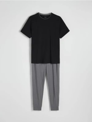 Zdjęcie produktu Reserved - Dwuczęściowa piżama - czarny