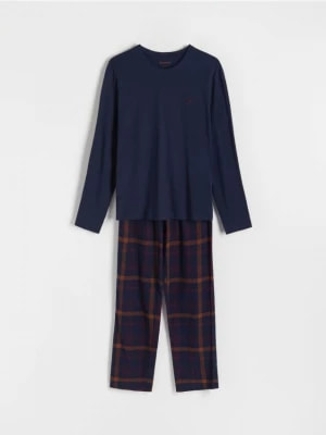 Zdjęcie produktu Reserved - Dwuczęściowa piżama - Granatowy