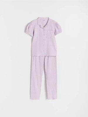 Zdjęcie produktu Reserved - Dwuczęściowa piżama - lawendowy