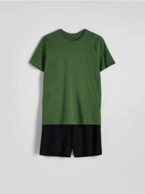 Zdjęcie produktu Reserved - Dwuczęściowa piżama - zielony
