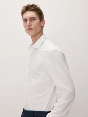 Zdjęcie produktu Reserved - Dzianinowa koszula slim fit - biały