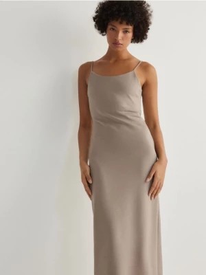 Zdjęcie produktu Reserved - Dzianinowa sukienka midi - beżowy