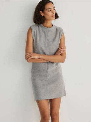 Zdjęcie produktu Reserved - Dzianinowa sukienka mini - jasnoszary