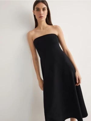 Zdjęcie produktu Reserved - Dzianinowa sukienka z wiskozą - czarny