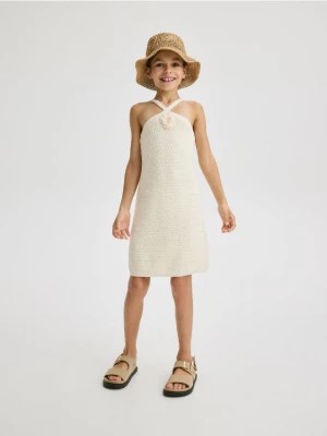 Zdjęcie produktu Reserved - Dzianinowa sukienka - złamana biel