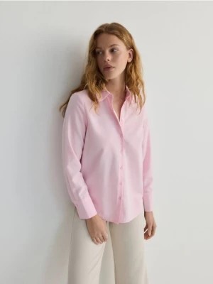 Zdjęcie produktu Reserved - Gładka koszula - pastelowy róż