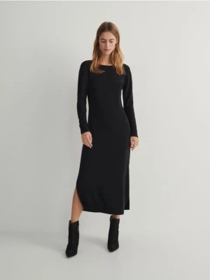 Zdjęcie produktu Reserved - Gładka sukienka - czarny