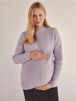 Zdjęcie produktu Reserved - Gładki sweter - lawendowy