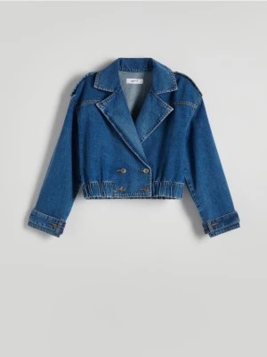 Zdjęcie produktu Reserved - Jeansowa kurtka - niebieski