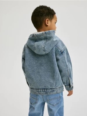 Zdjęcie produktu Reserved - Jeansowa kurtka oversize - niebieski
