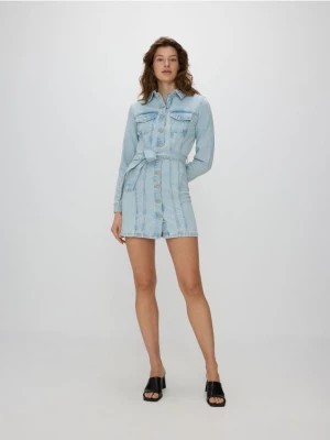 Zdjęcie produktu Reserved - Jeansowa sukienka mini - niebieski
