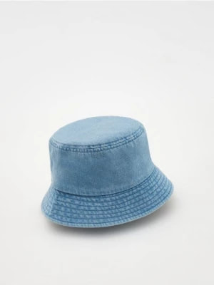 Zdjęcie produktu Reserved - Jeansowy kapelusz bucket hat - jasnoniebieski