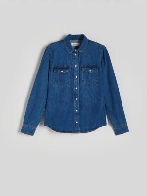 Zdjęcie produktu Reserved - Koszula jeansowa - niebieski