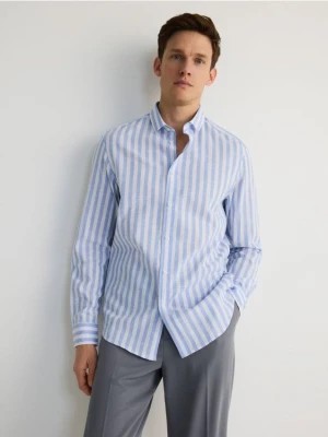 Zdjęcie produktu Reserved - Koszula regular fit w paski - jasnoniebieski